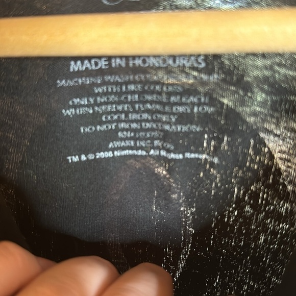 Nintendo Super Mario World Yoshi Front Back 2008 RARE Black Tee Size XL - Picture 4 of 5